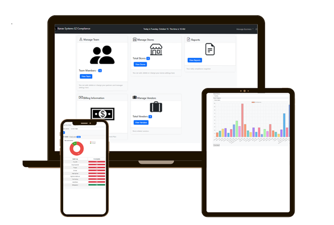 Run Kanav Systems Inc. EZ Compliance on all devices